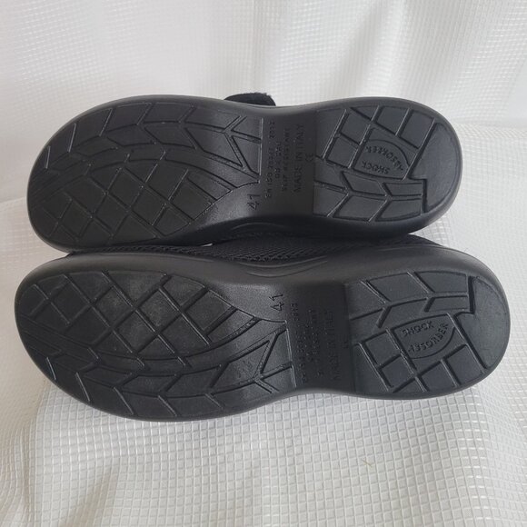 Schawos Unisex Shoes Sandals Anatomical Adjustable Strap Mesh USW 9.5 10 Black - Picture 6 of 12